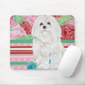 Della Rose Maltese Mousepad (Mit Mouse)