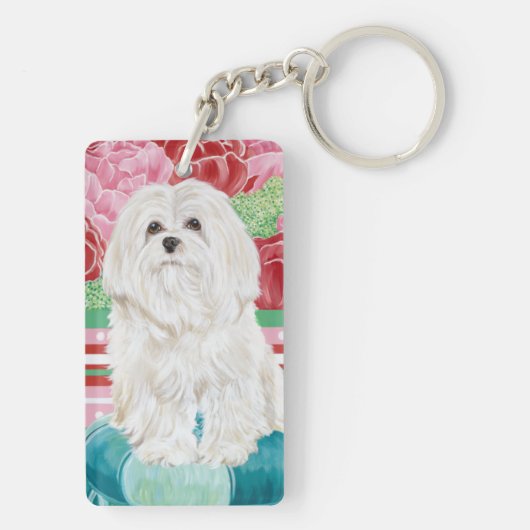 Della Rose Maltese Schlüsselanhänger (Rückseite)