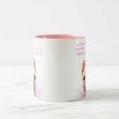 Della Tasse, 11 oz Zwei-Tonen-Kaffee-Tasse Zweifarbige Tasse (Mittel)