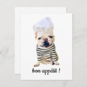 DELLALAFRENCH BON APPETIT! MITTEILUNGSKARTE (Vorne/Hinten)