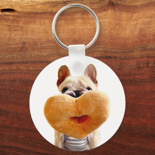 Dellalafrench Heart Donut Schlüsselanhänger ! (Rückseite)