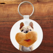 Dellalafrench Heart Donut Schlüsselanhänger ! (Vorderseite)