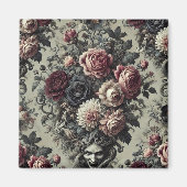 🩸 Dellamorte Dellamore - Gothic Floral Design Magnet (Vorne)
