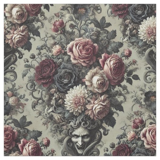 Dellamorte Dellamore - Gothic Statement Tile Stoff (Muster)