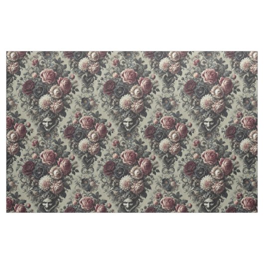 Dellamorte Dellamore - Gothic Statement Tile Stoff (Fat Quarter (45,7 x 55,9 cm))