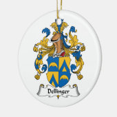 Dellinger Familienwappen Keramikornament (Links)