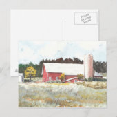 Dells Barn Postkarte (Vorne/Hinten)