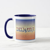 DelMarVa antike Karte Tasse (Links)