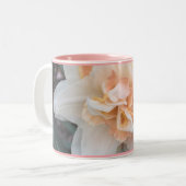Delnashaugh Daffodil zweifarbige Pink-Tasse Tasse (Vorderseite Links)