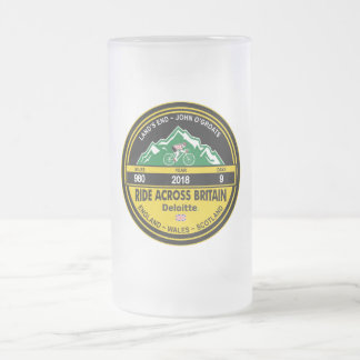 Deloitte REITEN ÜBER GROSSBRITANNIEN 2018 Mattglas Bierglas