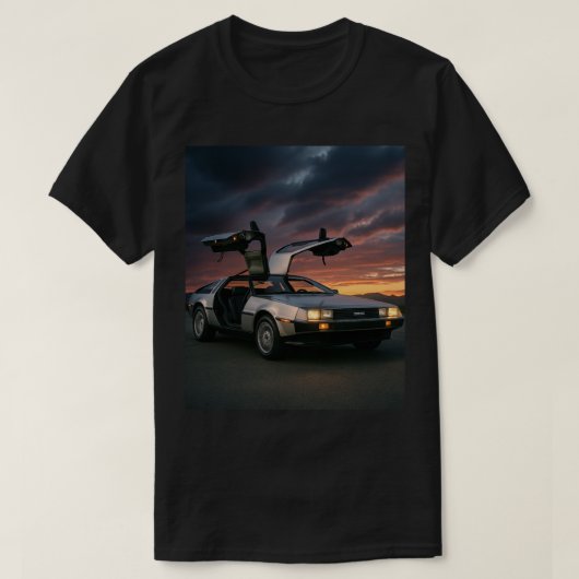 DeLorean T-Shirt (Design vorne)