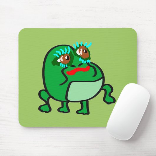 Delores The Frog 🐸  Mousepad (Mit Mouse)