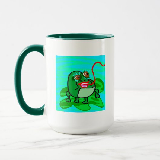 Delores The Frog 🐸  Tasse (Links)