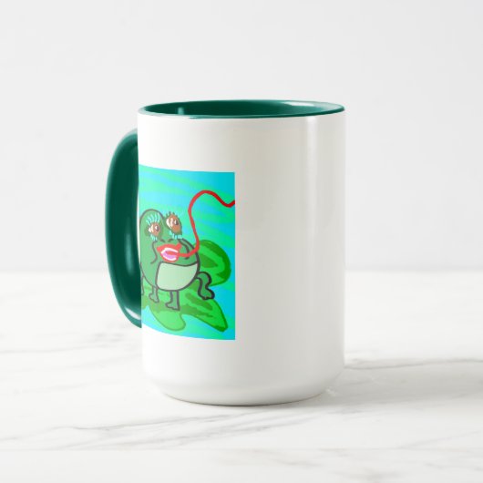 Delores The Frog 🐸  Tasse (Vorderseite Links)