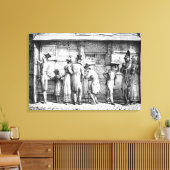 Delpech's Lithographic Print Shop, c.1818 Leinwanddruck (Insitu (Wohnzimmer))