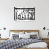 Delpech's Lithographic Print Shop, c.1818 Leinwanddruck (Insitu (Schlafzimmer))