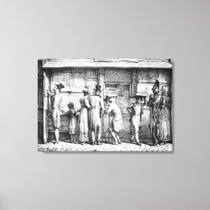 Delpech's Lithographic Print Shop, c.1818 Leinwanddruck