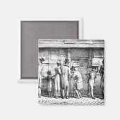 Delpech's Lithographic Print Shop, c.1818 Magnet (Vorderseite/Rückseite)