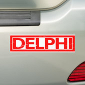 Delphi-Briefmarke Autoaufkleber (Auf Auto)