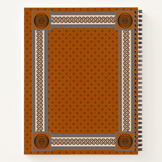 Delphi Dolphin Dive: Minoan Fresco Notizblock (Rückseite)