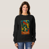 Delphi, Griechenland Ein UNESCO-Welterbe Sweatshirt (Vorne ganz)