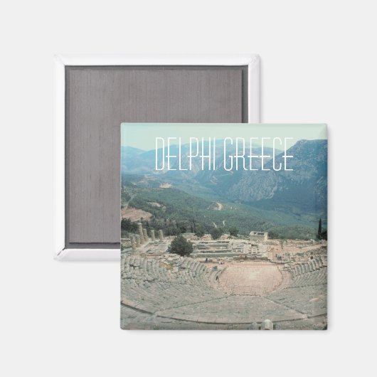 Delphi Griechenland Foto Travel Souvenir Kühlschra Magnet (Vorderseite/Rückseite)