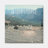 Delphi Griechenland Foto Travel Souvenir Kühlschra Magnet (Vorne)
