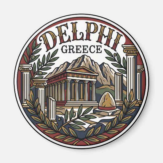 Delphi Griechenland Magnet (Vorne)
