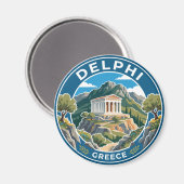 Delphi Griechenland Magnet (Vorderseite/Rückseite)