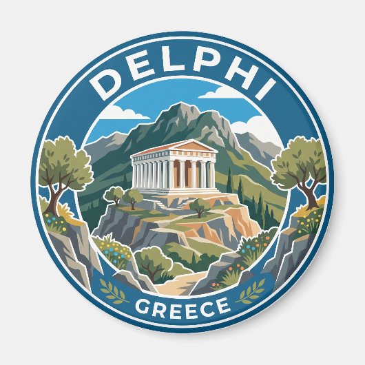 Delphi Griechenland Magnet (Vorne)