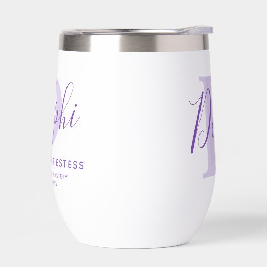 Delphi name meaning and monogram purple text (Links)