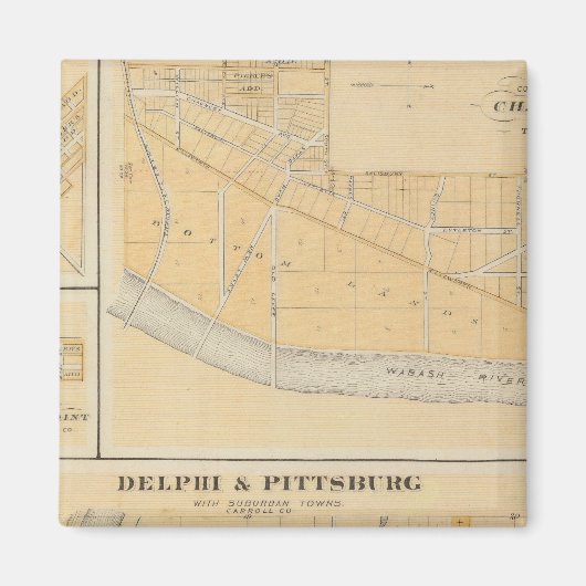 Delphi & Pittsburg mit Vorstädten Magnet (Vorne)