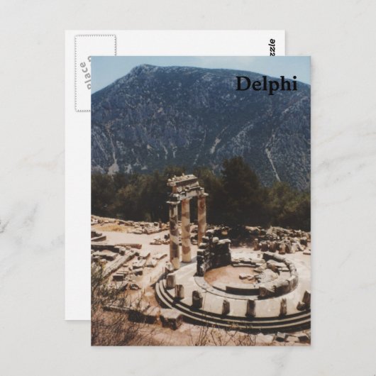Delphi Postkarte (Vorne/Hinten)