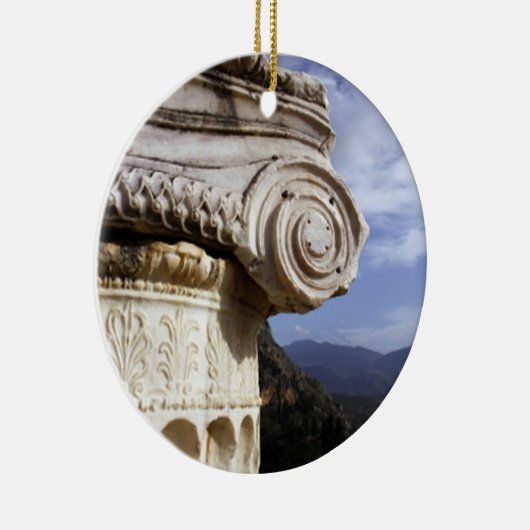 Delphi Temple Keramik Ornament (Rechts)