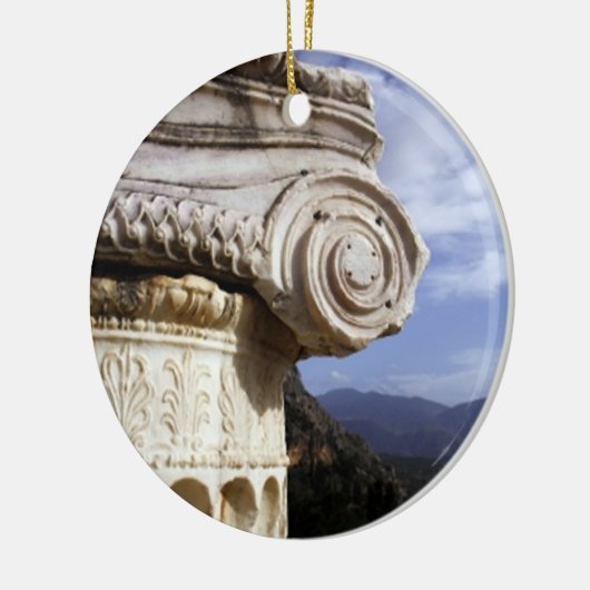 Delphi Temple Keramik Ornament (Links)