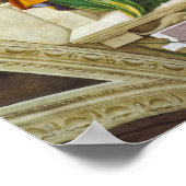 Delphic Sibyl von Michelangelo Poster (Ecke)
