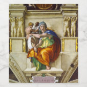 Delphic Sibyl von Michelangelo Weinetikett (Einzelnes Label)
