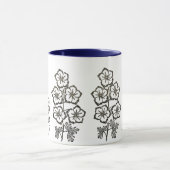 Delphimium Larkspur Blume Zeichnend Tasse (Zentrum)