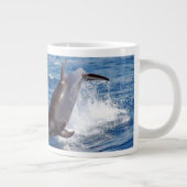 Delphin-Abenteuer Jumbo-Tasse (Rechts)