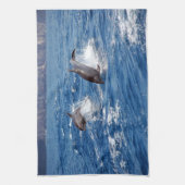 Delphin-Abenteuer Küchentuch (Vertikal)