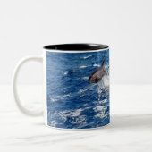Delphin-Abenteuer Zweifarbige Tasse (Links)