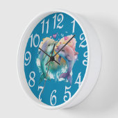 Delphin-Acryluhr Uhr (Winkel)