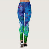 Delphin-Anstarren-Leggings Leggings (Rückseite)