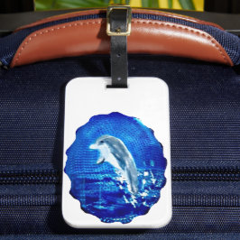 Delphin bei Meerestieren Gepäckanhänger