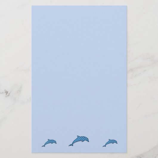 Delphin Briefpapier (Vorderseite)
