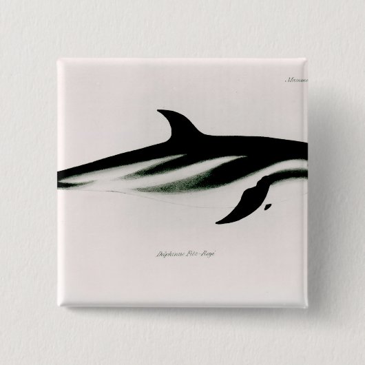 Delphin Button (Vorderseite)