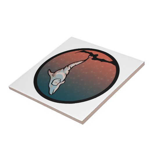 Delphin-Cocoon Fliese (Seite)