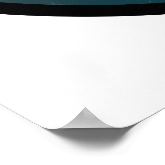 Delphin-Cocoon Poster (Ecke)