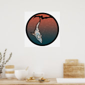 Delphin-Cocoon Poster (Küche)