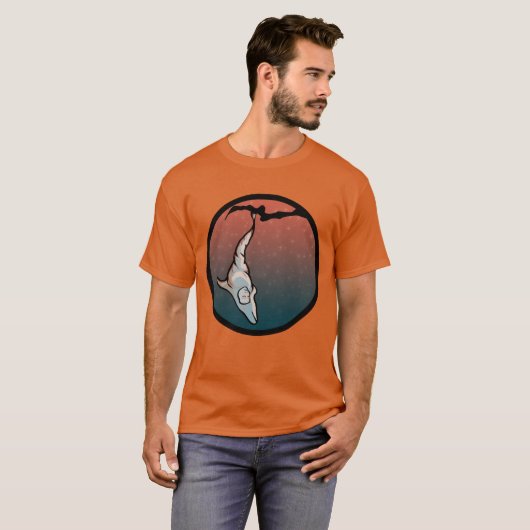 Delphin-Cocoon T-Shirt (Vorne ganz)